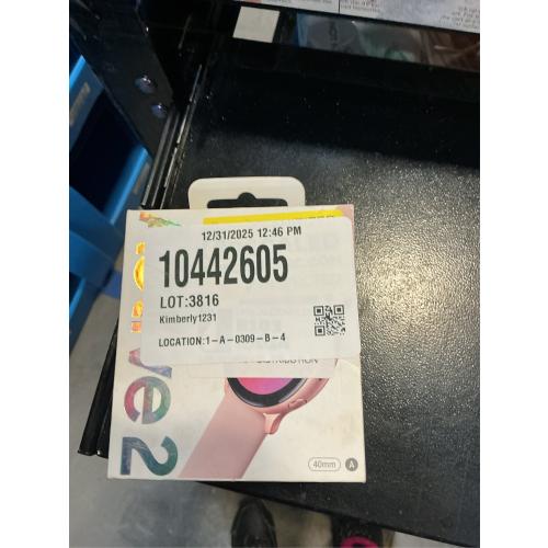 Samsung Galaxy Active 2 40mm Womens Multi-Function Rose Goldtone Smart Watch-Sm-R830nzdaxar