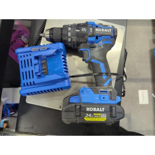 Kobalt 24-Volt 4.0 Max 1/2-In Brushless Cordless Drill Charger Battery Included