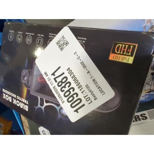 Completely Wireless Dash Cam Front and Rear No Wire, 4-Channel Full View Car Dashcam System, Rechargeable 360 1080p Dash Cam Video Recorder with Adjustable Lenses and Night Vision (Four Sides, 128)