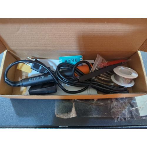 Soldering Iron Kit, 100W High Power Soldering Iron, Fast Heating, Digital Display Temperature Control Accurate 356°F-896°F, Portable Soldering Kit with Protective Cap, Automatic Sleep Mode