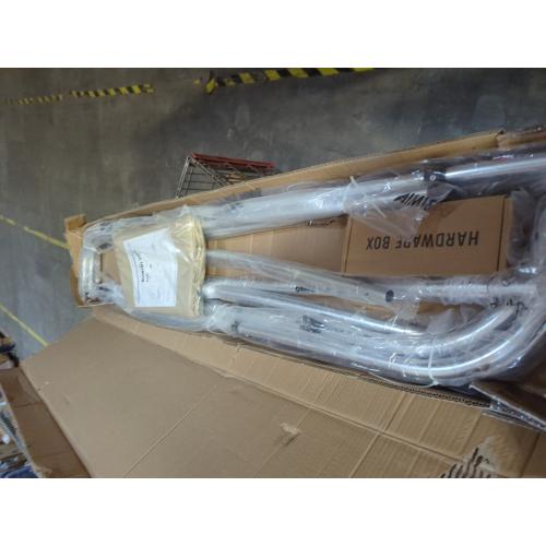 KEMIMOTO Bimini Top for Boat, Bimini Tops Cover 600D Marine Grade Canvas Boat Canopy with 6ft Length 54 in - 96 in Width 46 in Height, Includes Mounting Hardware, Straps Rear Support Poles