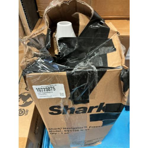 Navigator Freestyle Bagless Cordless Washable Filter Upright Vacuum for Hard Floors and Rugs with XL Dust Cup in White