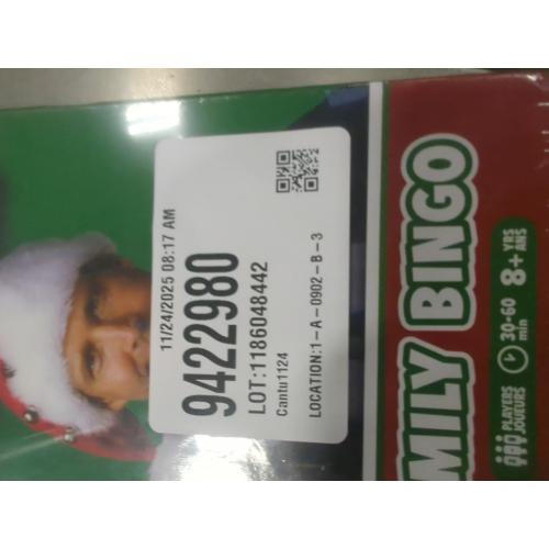 National Lampoons Christmas Vacation Family Bingo