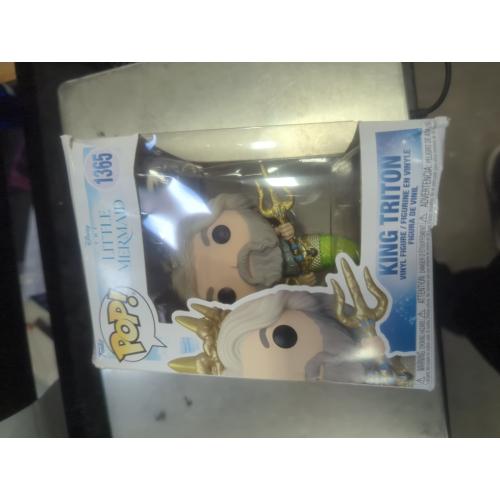 Funko The Little Mermaid Live Action   Protector: Pop! Disney Vinyl Figure (Bundled with ToyBop Box Protector Collector Case) (King Triton)