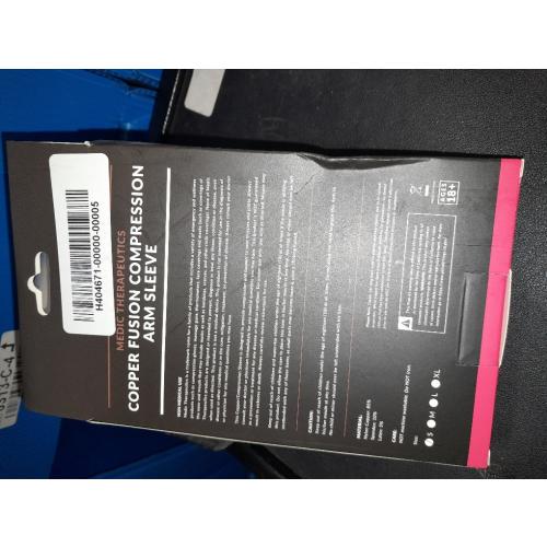 Medic therapeutics copper fusion compression arm sleeve small