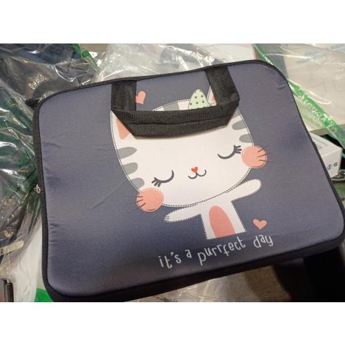 11 11.6 12 12.1 12.5 inch Laptop Carrying Bag Chromebook Case Notebook Ultrabook Bag Tablet Cover Neoprene Sleeve Fit Apple MacBook Air Samsung Acer HP DELL Lenovo Asus(Cute Kitty)