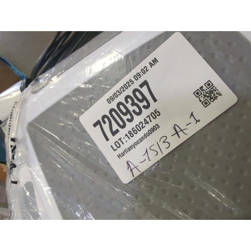 Dual Height 2 Step Stool for Kids | Slip Resistant Soft Grip Toddler's Stool for Potty Training and Use in The Bathroom or Kitchen | BPA Free for Comfort and Safety (1 Pack, White and Grey)