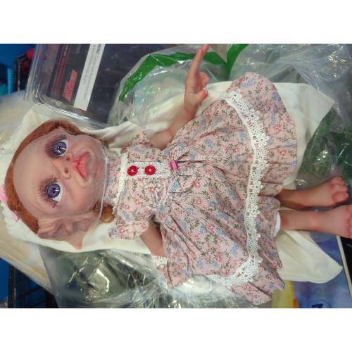 Pinky Reborn Elf Dolls 17 inch 45 cm Reborn Elf Doll Silicone Body Realistic Baby Silicone Full Body Reborn Baby Elf Avatar Real Life Anatomically Correct Babies Dolls (Pink)