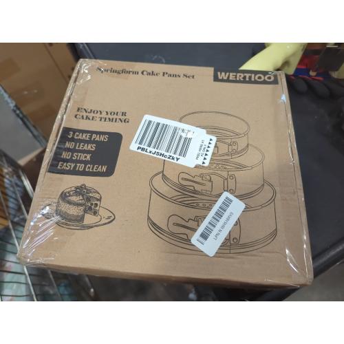 HIWARE Springform Pan Set of 3 Non-stick Leakproof Round Cake Pan Set Includes 3 Pieces 6 8 10