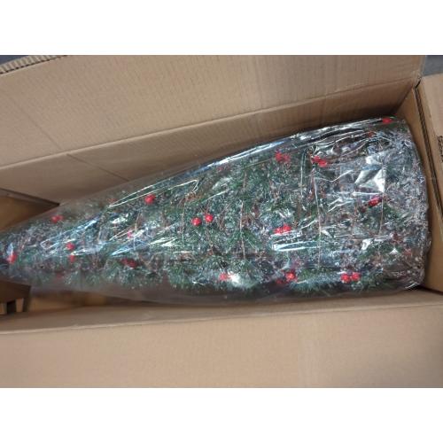 Glitzhome Set of 3 Lighted Christmas Cone Trees, Xmas Decorative Conic Tree Set with 75 Warm White LED Lights, Indoor & Outdoor Lighted Decorations for Lawn Yard Garden Party