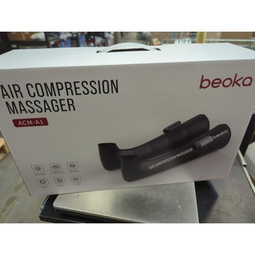beoka Leg Massager for Circulation and Pain Relief, Leg Recovery System for Fast Recovery, Cordless Air Compression Boots with 3 Modes 5 Intensities for Athletes Runners and Travelers-L