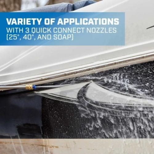 HART 2500PSI 2.5 GPM 212cc Cold Water Gas Pressure Washer