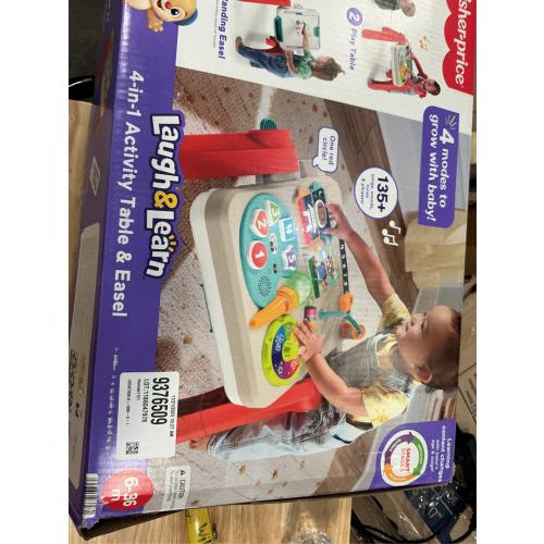 Fisher Price Laugh and Learn 4-in-1 Activity Table and Easel - Multi - No Size