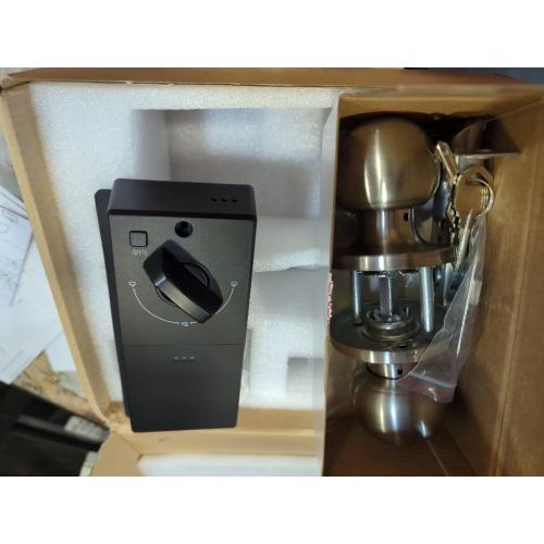 Smart Locks for Front Door,APP Control Keyless Entry Fingerprint Door Lock,Keypad Deadbolt Set with Handle,Easy Installation,Auto-Lock,(Matte Black)