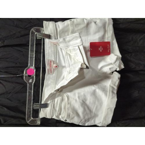 Size 4/27 Lucky Brand Women's Denim Rollup Short in White