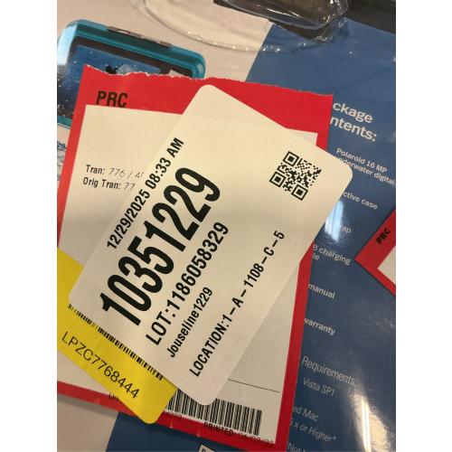 Polaroid 16MP Waterproof Digital Camera - Teal (IS048-Teal)