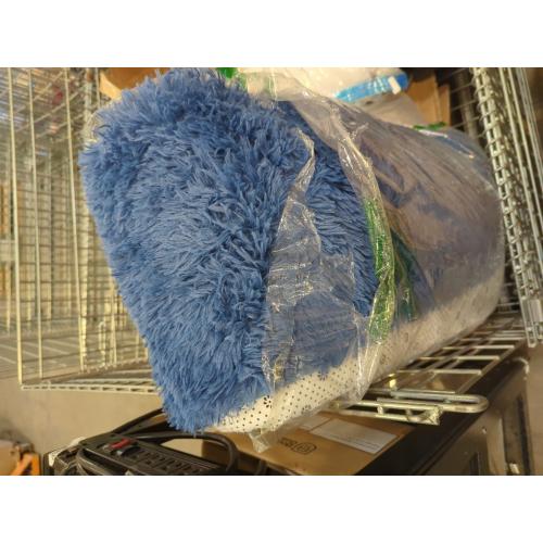 Kelarea Area Rug for Living Room, 3x5 Non-Slip Navy Blue Rug Fluffy Soft Shag Rugs, Fuzzy Shaggy Plush Carpet for Bedroom, Nursery Rooms, Home Dorm