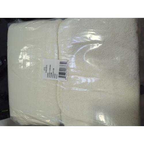 Haven Turkish Cotton Hand Towel Vanilla Ice 6pc