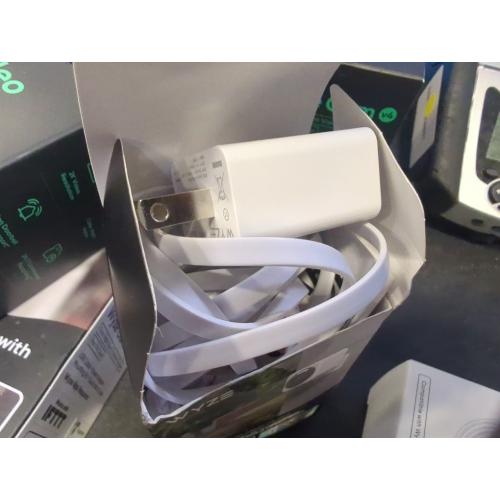 Color White Wyze Cam V4 Plug-in Indoor and Outdoor Smart-Enabled Security Camera