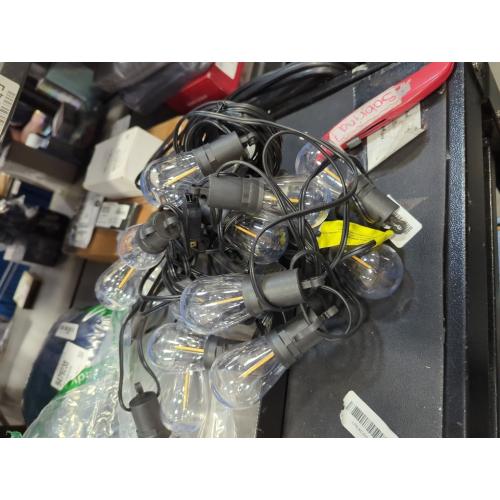 Outdoor String Lights Led Decorative Lamp for Garden Parties Shatterproof Bulbs for Christmas Camping and Festive Events