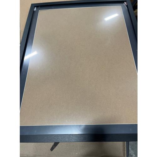 LTYHHK 17x22 Picture Frames Solid Wood with Black Mat, Displays Pictures 15x20 with Mat and 17x22without Mat, 15x20 Poster Frame for Wall 17x22 Photo Frames Family Black (L22B1722B1520)