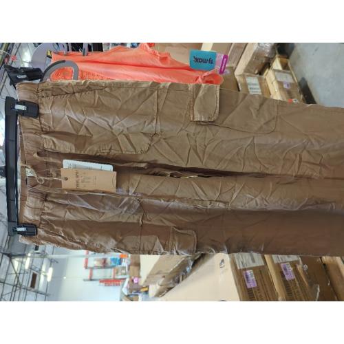 Thread Supply Parachute Pants for Girls Y2K Cargo Trousers with Pockets Harajuku Jogger Pants size : x-small