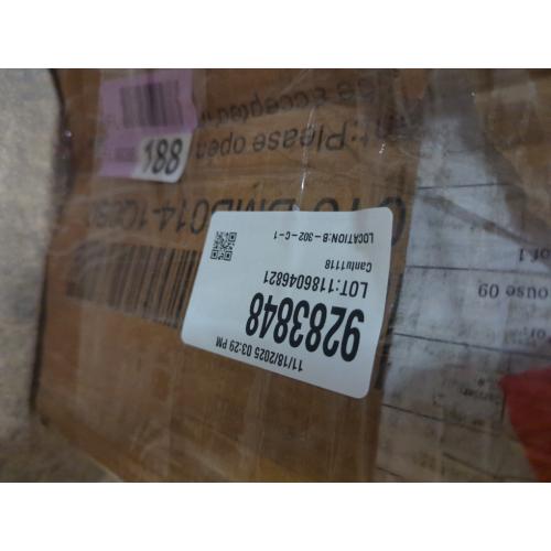 Queen Bed Frame with Charging Station Brown