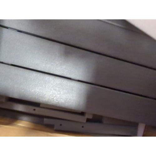 DENKOE Hot Tub Steps - Wood-Looking Plastic, 100% Waterproof, Gray Non-Slip, Heavy Duty Outdoor Spa Stairs - Multi-Use for Porch, Fits Any Size