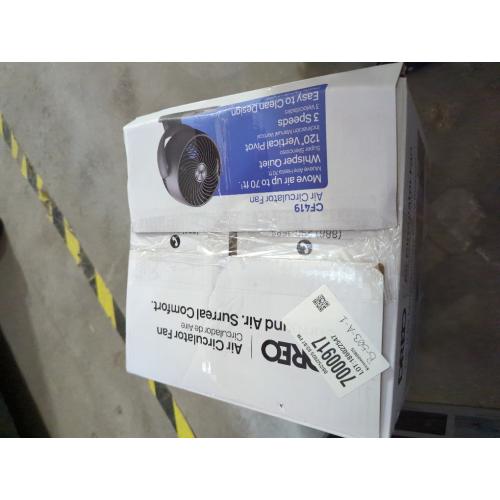 Grey Dreo - 70ft Powerful Airflow, 28db Quiet Table Air Circulator Fans for Whole Room, 120 Adjustable Tilt, 3 Speeds, CF409 - Grey