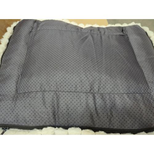 Bedsure Cute Cat Couch for Pets - Fluffy Cat beds with Premium Soft Corduroy Fleece, Fuzzy Cats beds for Indoor Cats with Removable Washable Cover, Supportive Pet Sofa, Cream