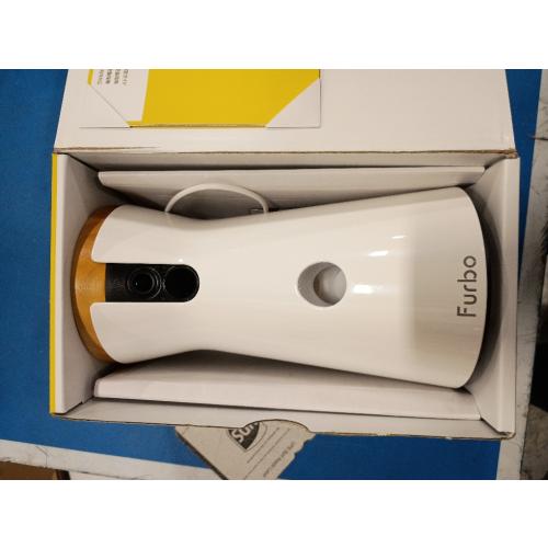 Furbo 360° Cat Camera - Unlock Camera & Smart Features w/Paid Plan: Home Security & Pet Safety Alerts, Rotating Treat Dispenser w/Speaker, Smart Cam w/Phone App (Subscription Required, 3mo Minimum)