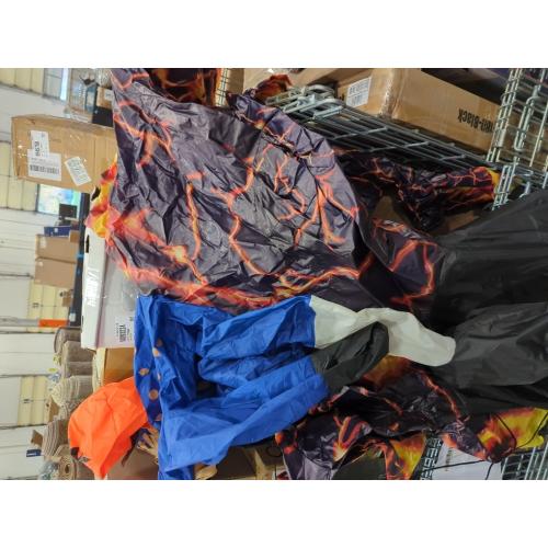 COMIN 6FT Long Halloween Inflatables Headless Horseman Outdoor Decorations Blow Up Lightning Horse Yard with Built-in LEDs for Indoor Party Garden Lawn Decor