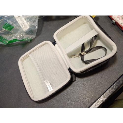 Case for Logitech Mevo Start Wireless Live Streaming Camera, Camera Storage Box for Logitech Mevo Start Carrying Bag (Case Only) (Black-Grey)