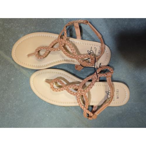 Bobbiebrooks, Brown, Women's M(7/8) Sandal's