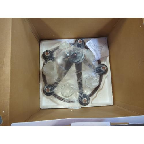 Kichler Barrington 5 -Light Distressed Black Farmhouse For Use in Bedrooms, Dining Rooms, Foyers, Kitchens, Living Rooms Chandelier