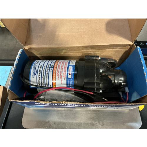 Everflo EF2200-QA-BOX 2.2GPM 12V Diaphragm Pump-Quick Attach Port, Black