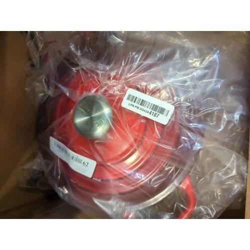 Le Creuset Enameled Cast Iron Signature Round Dutch Oven, 5.5 qt., Cerise