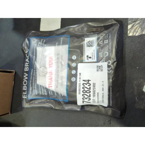 Black Size M POWERLIX Elbow Brace Compression Support - Elbow Sleeve for Tendonitis, Tennis Elbow Brace and Golfers Elbow Treatment, Arthritis, Workouts, Weightlifting – Reduce Elbow Pain (Black, M)