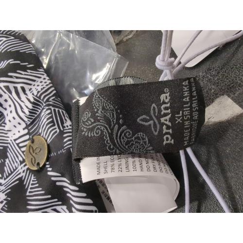 Size XL prAna Marta (Bottoms ONLY) Black Springtime