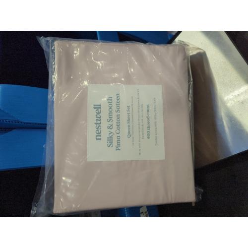 Amazon Basics Lightweight Super Soft Easy Care Microfiber 4-Piece Bed Sheet Set with 14-Inch Deep Pockets, Luxury Bedding, Queen, Blush Pink, Solid