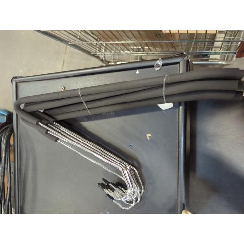 Open Ended Pants Hangers, 10 Pack Non-Slip Foam Padded Pants Hangers Space Saving Heavy Duty for Jeans, Trousers, Slacks