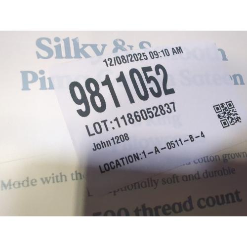 Set of 2 Size King Color White Nestwell Pima Cotton Sateen 500-Thread-Count King Pillowcase Set in Bright White