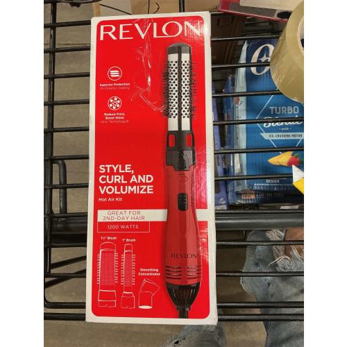 Revlon 1200W Perfect Style Hot Air Kit | Style, Curl, and Volumize, 3 Piece Set