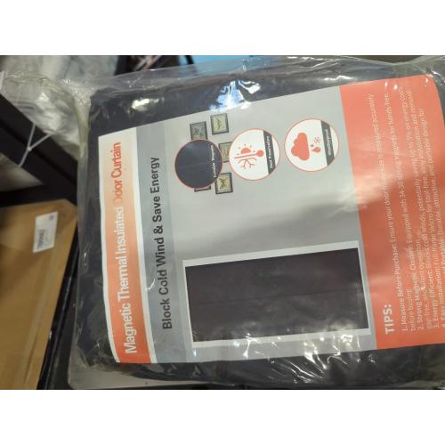 Magnetic Thermal Insulated Door Curtain for 36x 96 Doors, Visible Door Cover for Heat Insulation, Magnetic Closure Thick Blanket for Doorway to Keep Warm in Winter Cool in Summer
