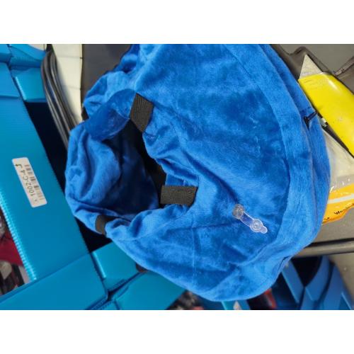 BENCMATE Inflatable Dog Cone Collar Alternative, Soft Dog Cone for Small Medium Large Dogs and Cats, Neck Recovery ECollar Donut Collar After Surgery (Large, Blue)