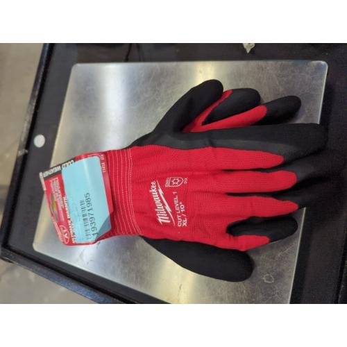 Milwaukee - CUT LEVEL 1winter DIPPED GLOVES - 10XL