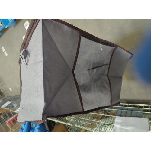 combocube 3Pcs Zippered Storage Bag for Closet King Comforter, pillow, quilt, bedding, Clothes, Blanket Organizers with Large Clear Window & Carry Handles Space Saver