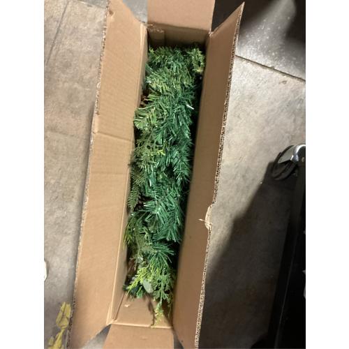 Prelit 24 Holiday Wreath – Lifelike Mixed Artificial Pine & Cedar with Blueberries and 50 Battery-Operated Color-Changing LED Lights, Steady, Twinkle Lights