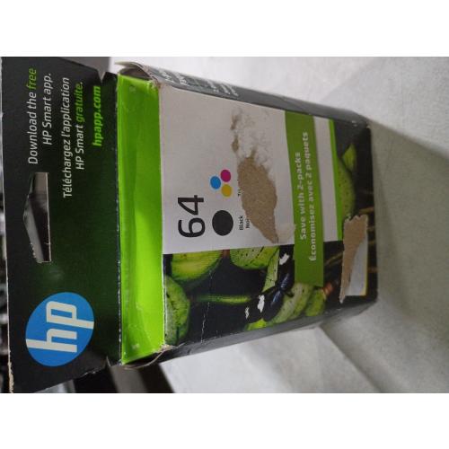 HP - 64 2-Pack Standard Capacity Ink Cartridges - Black & Tri-Color