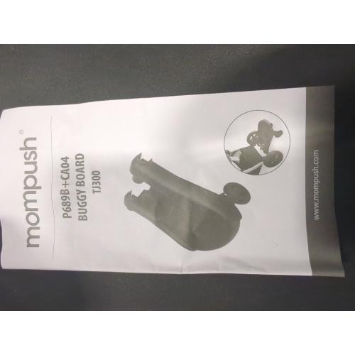 Mompush Rider Board for Ultimate 2 & Ultimate 3, Smooth Wheel Ride-On Stroller Board, Non-Skid Surface, Holds up to 44 Pounds
